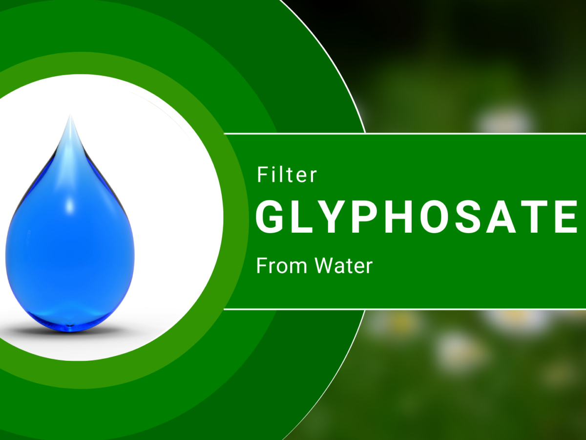 Cómo filtrar eficazmente el glifosato del agua