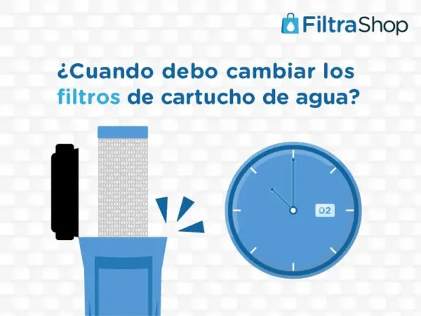 ¿Con qué frecuencia debe cambiar los cartuchos de filtro de agua para toda la casa?