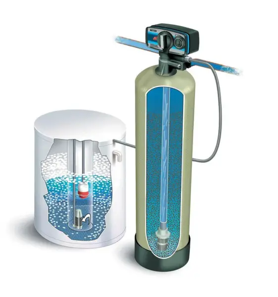 El uso de un ablandador de agua mejora la calidad y la comodidad del agua